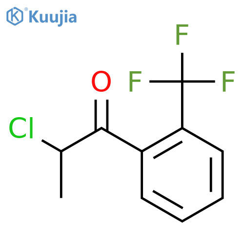 2-Chloro-2'-(trifluoromethyl)propiophenone structure