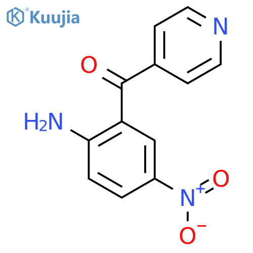 4-(2-Amino-5-nitrobenzoyl)pyridine structure