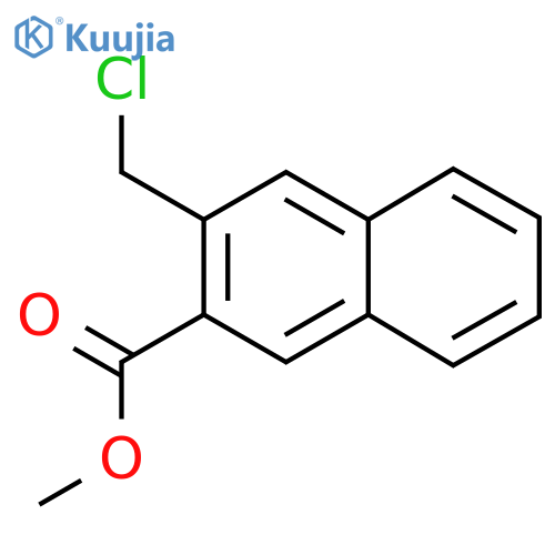 Methyl 2-(chloromethyl)naphthalene-3-carboxylate structure