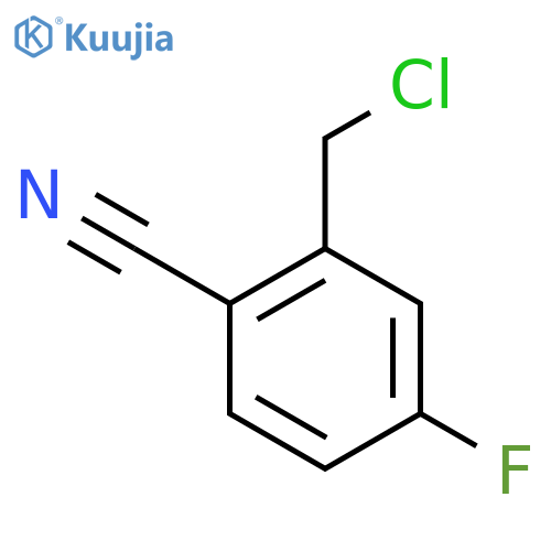 2-(Chloromethyl)-4-fluorobenzonitrile structure
