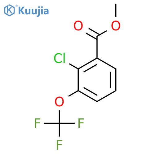 Methyl 2-chloro-3-(trifluoromethoxy)benzoate structure
