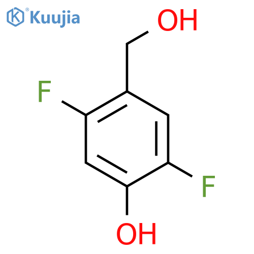 2,5-Difluoro-4-(hydroxymethyl)phenol structure
