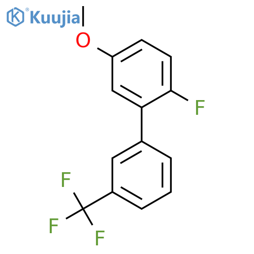 2-Fluoro-5-methoxy-3'-(trifluoromethyl)biphenyl structure