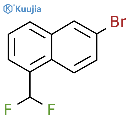 6-Bromo-1-(difluoromethyl)naphthalene structure