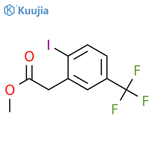 Methyl 2-iodo-5-(trifluoromethyl)phenylacetate structure