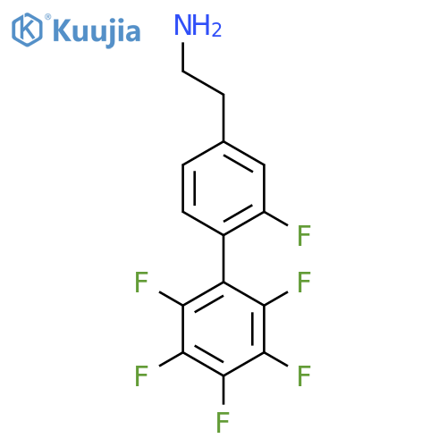 2,2',3',4',5',6'-Hexafluorobiphenyl-4-ethylamine structure