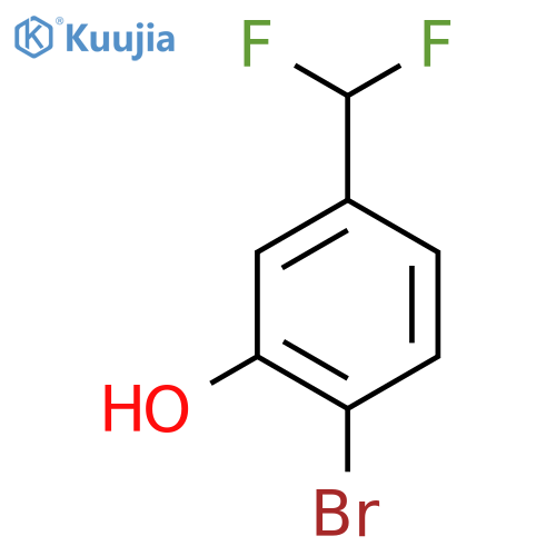 2-Bromo-5-(difluoromethyl)phenol structure