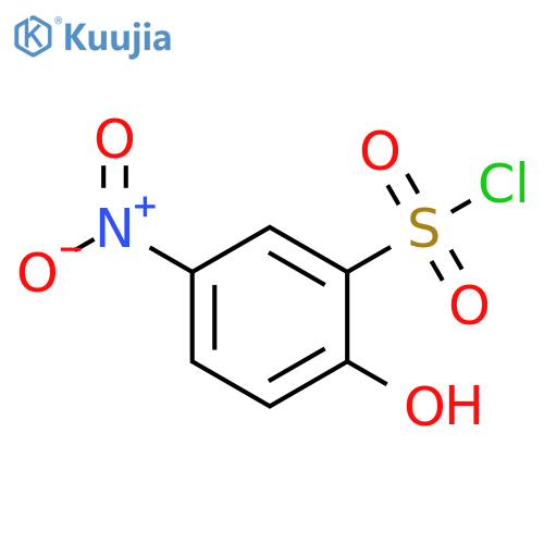 2-hydroxy-5-nitrobenzene-1-sulfonyl chloride structure