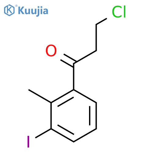 3-Chloro-3'-iodo-2'-methylpropiophenone structure