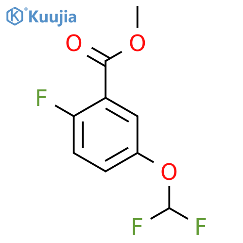 Methyl 5-(difluoromethoxy)-2-fluorobenzoate structure