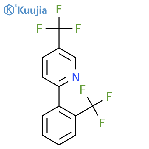 5-(Trifluoromethyl)-2-(2-(trifluoromethyl)phenyl)pyridine structure