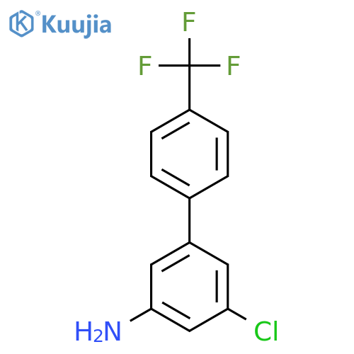3-Amino-5-chloro-4'-(trifluoromethyl)biphenyl structure