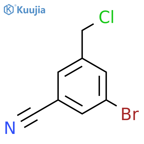 3-Bromo-5-(chloromethyl)benzonitrile structure