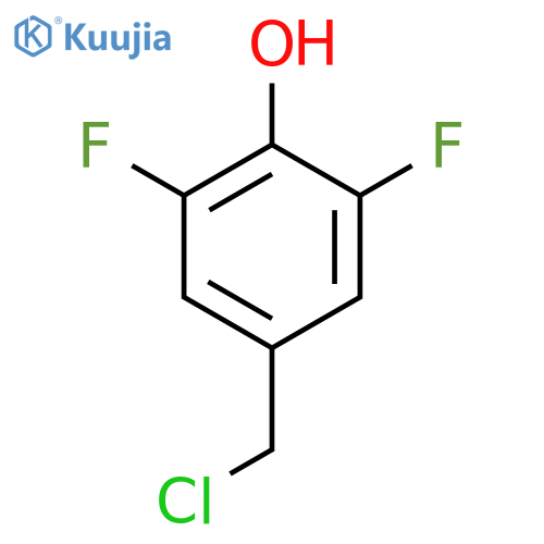 3,5-Difluoro-4-hydroxybenzyl chloride structure
