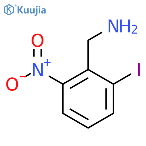 2-Iodo-6-nitrobenzylamine structure