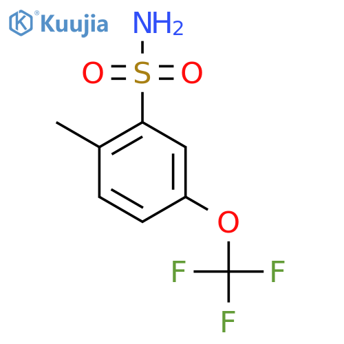 2-Methyl-5-(trifluoromethoxy)benzenesulfonamide structure