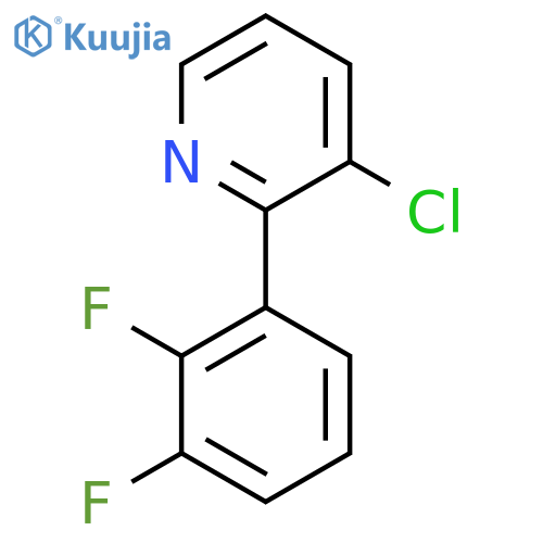 3-Chloro-2-(2,3-difluorophenyl)pyridine structure