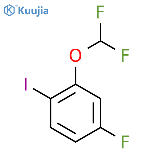 4-Fluoro-2-(difluoromethoxy)iodobenzene structure