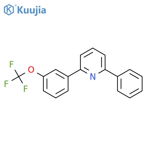 2-Phenyl-6-(3-(trifluoromethoxy)phenyl)pyridine structure