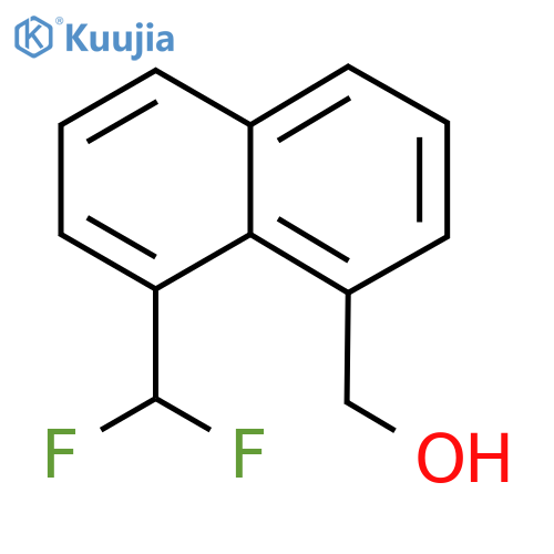 1-(Difluoromethyl)naphthalene-8-methanol structure