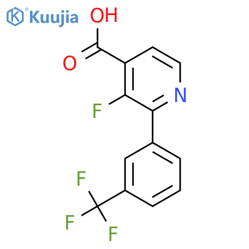 3-Fluoro-2-(3-(trifluoromethyl)phenyl)isonicotinic acid structure
