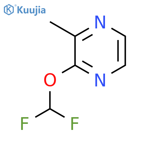 3-(Difluoromethoxy)-2-methylpyrazine structure