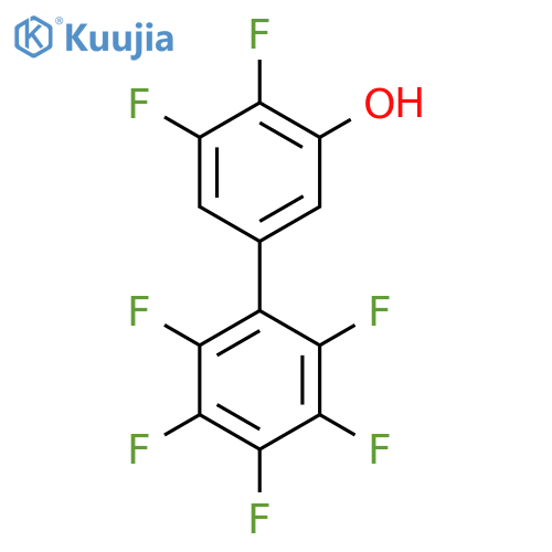 4,5,2',3',4',5',6'-Heptafluoro-3-hydroxybiphenyl structure