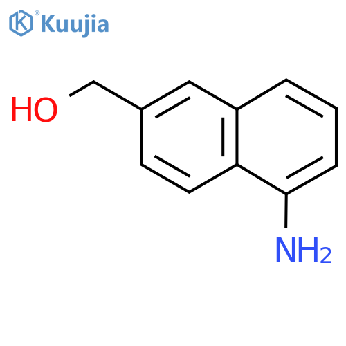 1-Aminonaphthalene-6-methanol structure