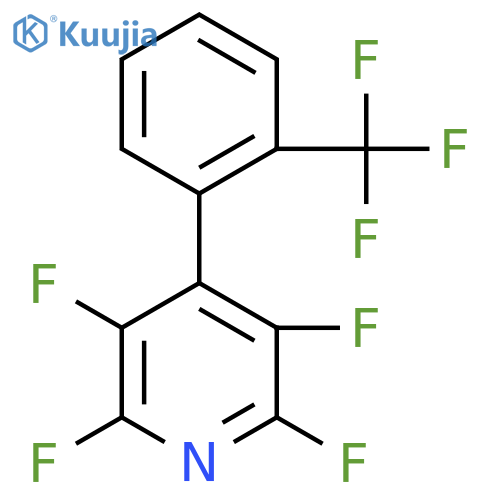 2,3,5,6-Tetrafluoro-4-(2-(Trifluoromethyl)phenyl)pyridine structure