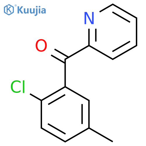 2-(2-Chloro-5-methylbenzoyl)pyridine structure