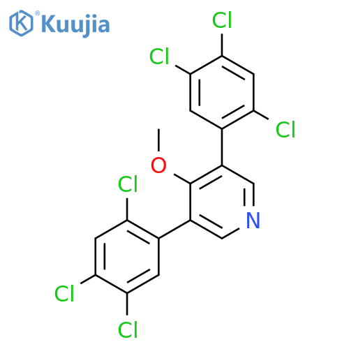 3,5-Bis(2,4,5-trichlorophenyl)-4-methoxypyridine structure