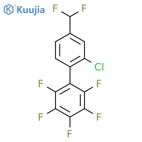 2'-Chloro-4'-difluoromethyl-2,3,4,5,6-pentafluorobiphenyl structure