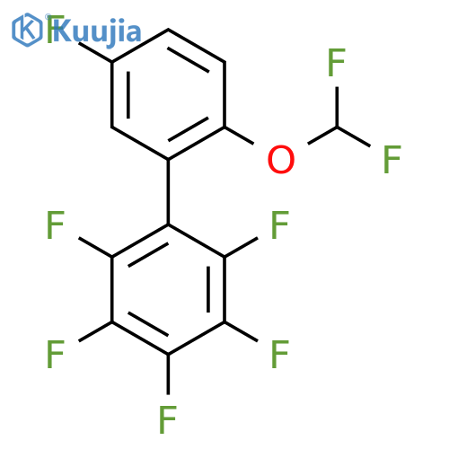 2'-Difluoromethoxy-2,3,4,5,6,5'-hexafluorobiphenyl structure