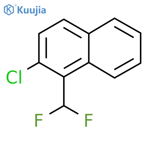 2-Chloro-1-(difluoromethyl)naphthalene structure