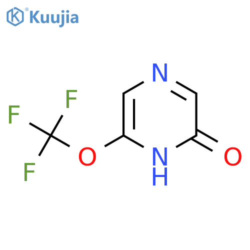 2-Hydroxy-6-(trifluoromethoxy)pyrazine structure