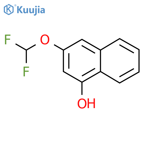 2-(Difluoromethoxy)-4-naphthol structure