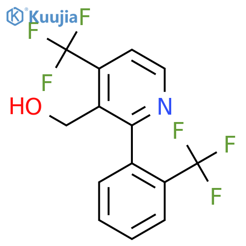 4-(Trifluoromethyl)-2-(2-(trifluoromethyl)phenyl)pyridine-3-methanol structure