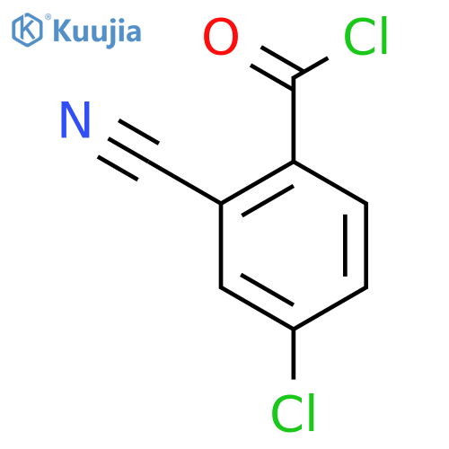4-Chloro-2-cyanobenzoyl chloride structure