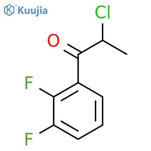 2-Chloro-2',3'-difluoropropiophenone structure