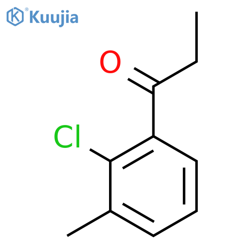 1-(2-Chloro-3-methylphenyl)propan-1-one structure