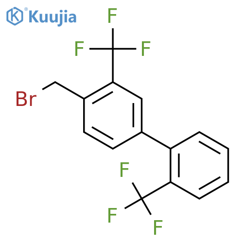 3,2'-Bis(trifluoromethyl)-4-bromomethylbiphenyl structure