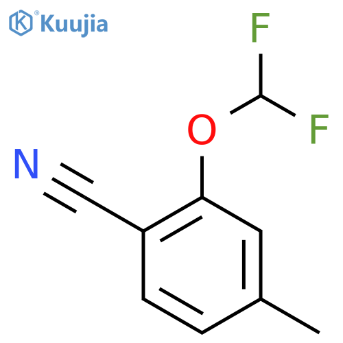 4-Cyano-3-(difluoromethoxy)toluene structure