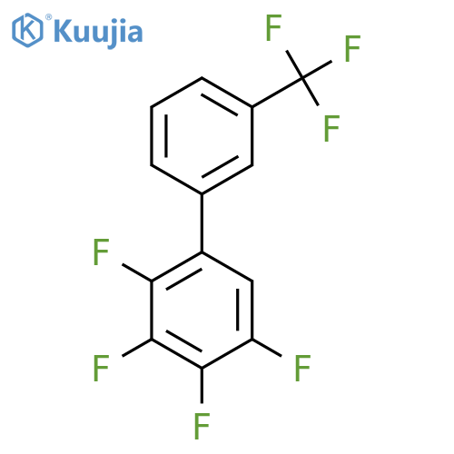 2,3,4,5-Tetrafluoro-3'-(trifluoromethyl)biphenyl structure