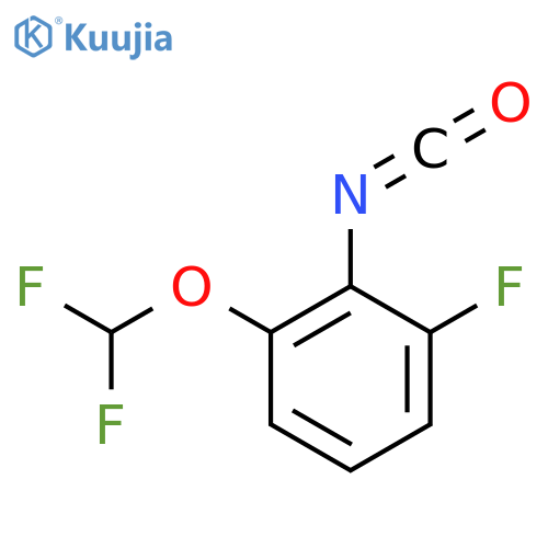 2-(Difluoromethoxy)-6-fluorophenylisocyanate structure