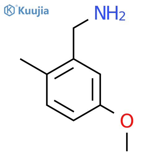 5-Methoxy-2-methylbenzylamine structure