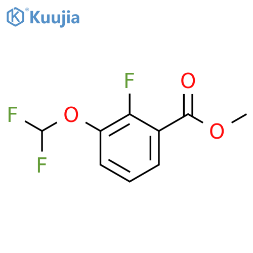 methyl 3-(difluoromethoxy)-2-fluorobenzoate structure