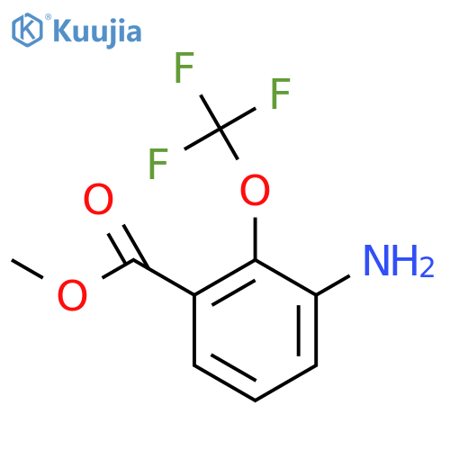Methyl 3-amino-2-(trifluoromethoxy)benzoate structure