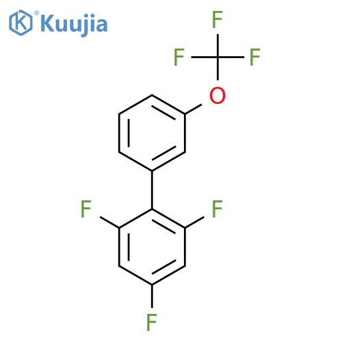 2,4,6-Trifluoro-3'-(trifluoromethoxy)biphenyl structure