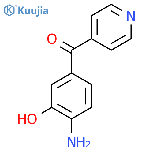 4-(4-Amino-3-hydroxybenzoyl)pyridine structure