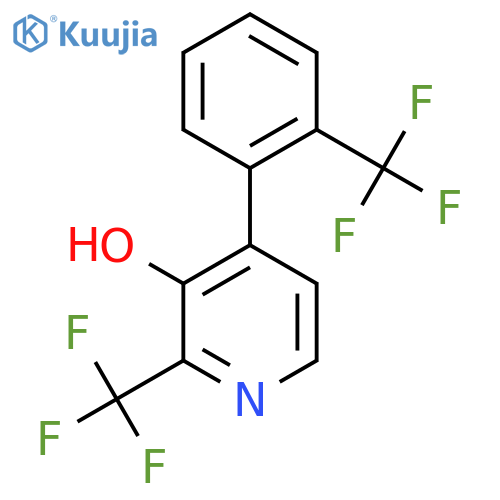 3-Hydroxy-2-(trifluoromethyl)-4-(2-(trifluoromethyl)phenyl)pyridine structure